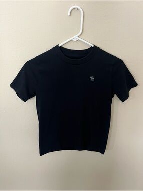 Abercrombie Kids Boys Black Short Sleeve T-Shirt Medium 9/10
